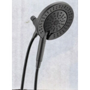 Delta IN2ition w/Pro CLEAN 2 in 1 Dual Shower Head- 6 Settings 75655BL